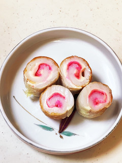 ピンク竹輪巻き(女子弁当のおかずに)-レシピのメイン写真