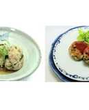 お魚丸ごとミンチの魚団子とハンバーグ