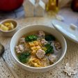 小間切れ肉でなんちゃって肉団子白菜スープ