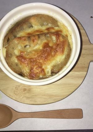 簡単！オニオングラタンスープ！-レシピのメイン写真