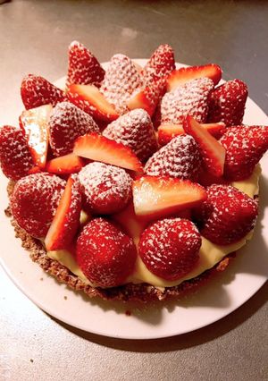 イチゴワッフルタルト-レシピのメイン写真