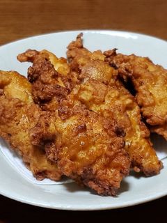 ふわふわ☆ニンニク香るササミ揚げ-レシピのメイン写真