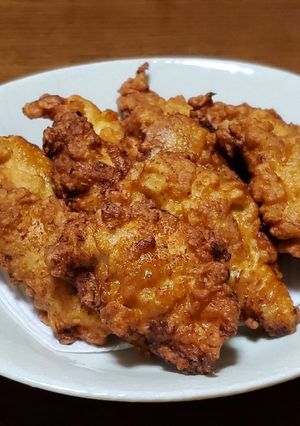 ふわふわ☆ニンニク香るササミ揚げ-レシピのメイン写真
