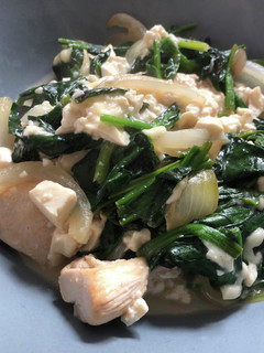 鶏肉とほうれん草のクリームソース煮-レシピのメイン写真