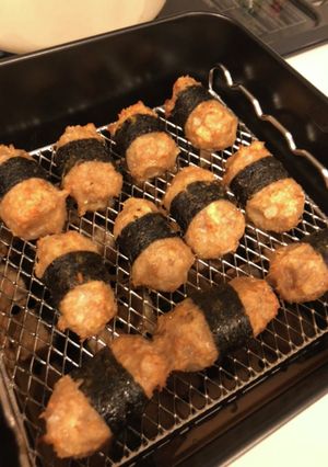 鶏ひきれんこんの海苔巻-レシピのメイン写真