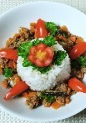 トマトみそ味の栄養たっぷり野菜肉そぼろ-レシピのメイン写真