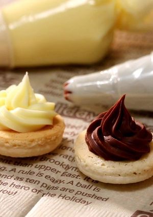 牛乳で作るチョコガナッシュ&マカロン-レシピのメイン写真