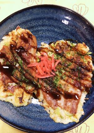 お好み焼きそばライス焼き♪-レシピのメイン写真