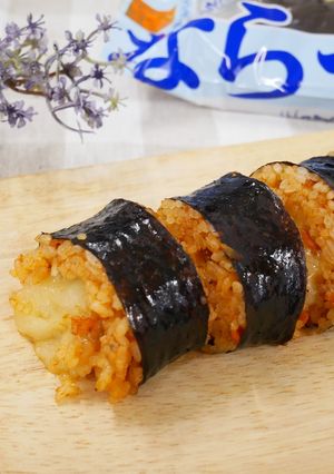 節分に♪奈良漬けチーズキンパ-レシピのメイン写真