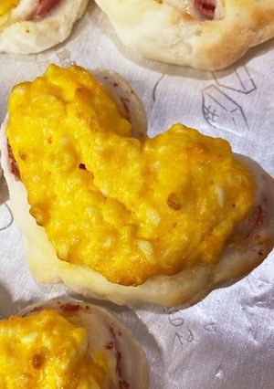 米粉のベーコン卵パン(グルテンフリー)-レシピのメイン写真