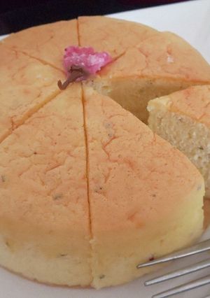 吟醸酒のケーキ (桜)-レシピのメイン写真