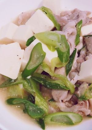 箸が進む*豆腐の塩豚あんかけ-レシピのメイン写真