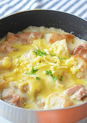 にんにくをおいしく食べる料理シュクメルリ-レシピのメイン写真