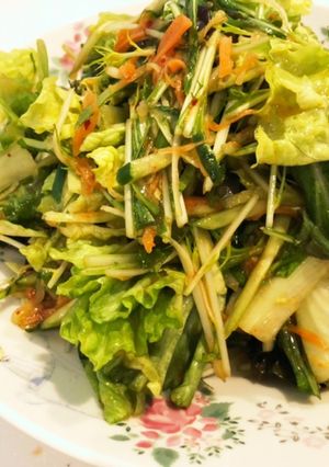 キムチ入り！野菜モリモリチョレギサラダ-レシピのメイン写真