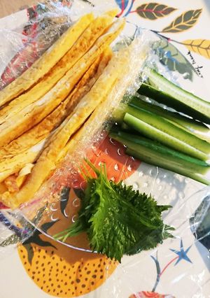 節分恵方巻き★片栗粉でふんわり長い卵焼き-レシピのメイン写真