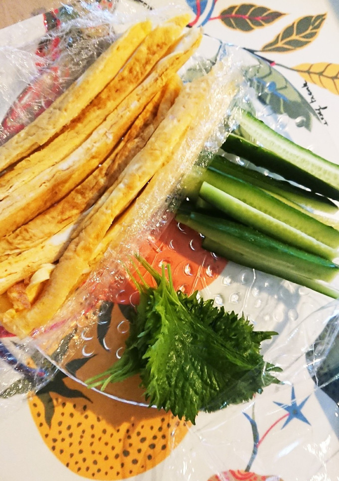 節分恵方巻き★片栗粉でふんわり長い卵焼き-レシピのメイン写真