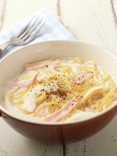 たまねぎとハムのミルクスープヌードル-レシピのメイン写真