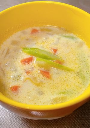 豆乳スープ-レシピのメイン写真