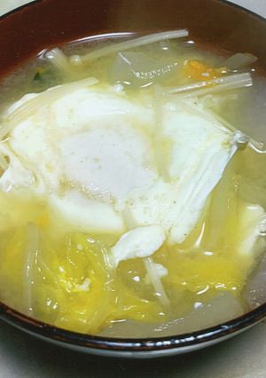 玉子入りぽかぽかみそ汁-レシピのメイン写真