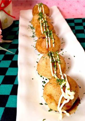 うまい屋監修　たこ焼き粉で　たこパ！-レシピのメイン写真