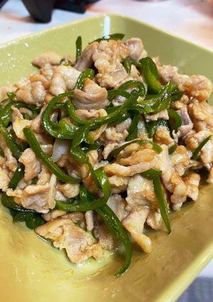 豚バラで青椒肉絲風-レシピのメイン写真