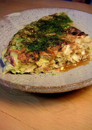 ごぼうとキャベツたっぷりのお好み焼き-レシピのメイン写真
