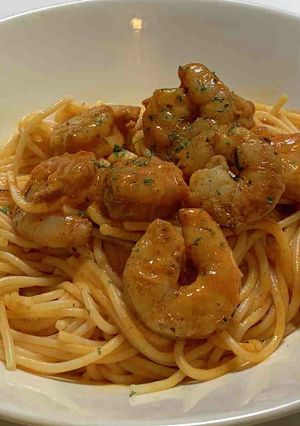 海老のトマトクリームパスタケイジャン風味-レシピのメイン写真