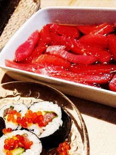 恵方巻き★節分★マグロの漬け★タレ-レシピのメイン写真