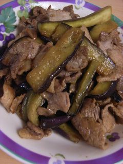 ナスと豚肉の生姜醤油炒め-レシピのメイン写真