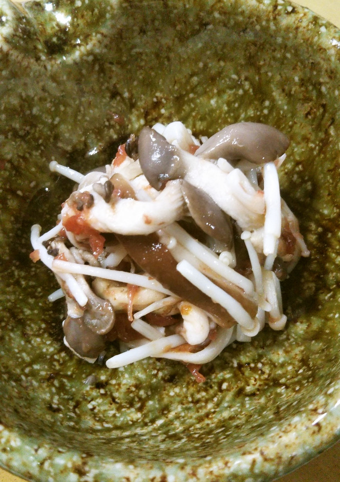 きのこの梅肉和え【ＪＡ福井県　美山】-レシピのメイン写真