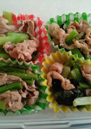 タァサイと豚肉の中華炒め-レシピのメイン写真