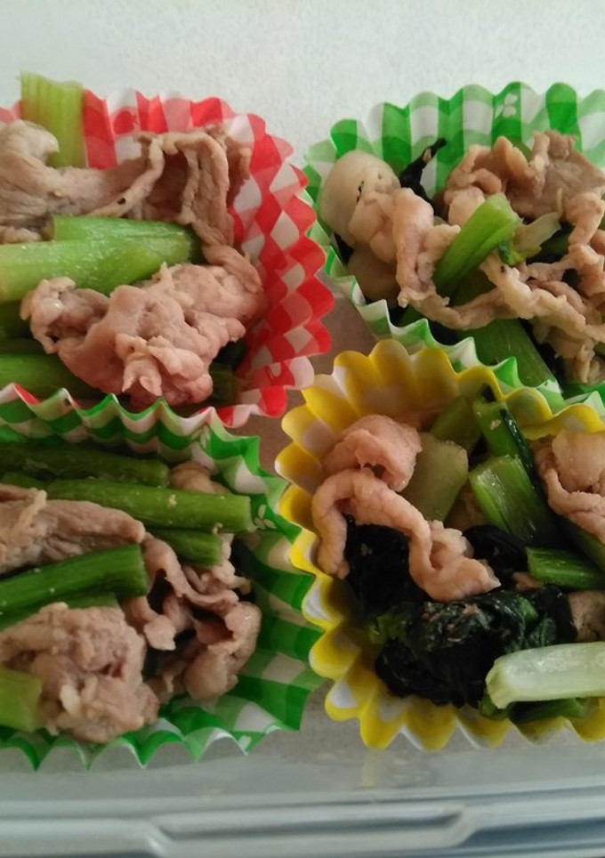 タァサイと豚肉の中華炒め-レシピのメイン写真