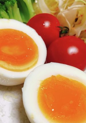 簡単!作り置き!コンビニ風の塩味ゆで卵-レシピのメイン写真