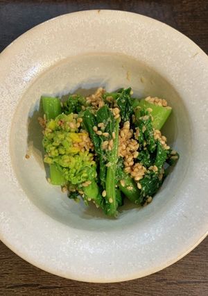 さっぱり菜の花の胡麻和え-レシピのメイン写真