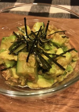 ごま香る　アボカドとツナの和え物-レシピのメイン写真
