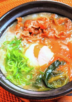 玄米お粥しぐれ煮のせ-レシピのメイン写真