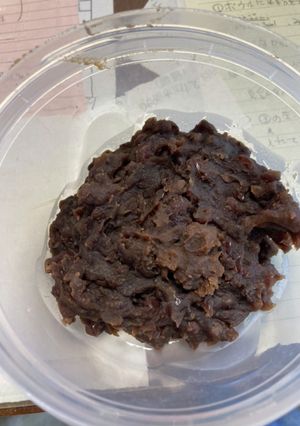 無糖のゆで小豆で簡単!餡子-レシピのメイン写真