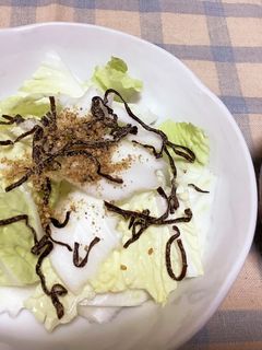 白菜と塩昆布のサラダ-レシピのメイン写真