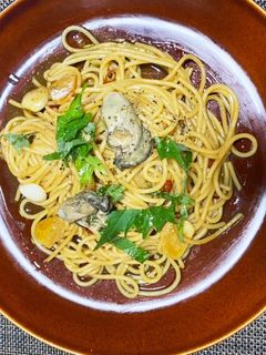 牡蠣のオイル漬けパスタ-レシピのメイン写真