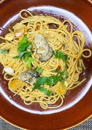 牡蠣のオイル漬けパスタ-レシピのメイン写真