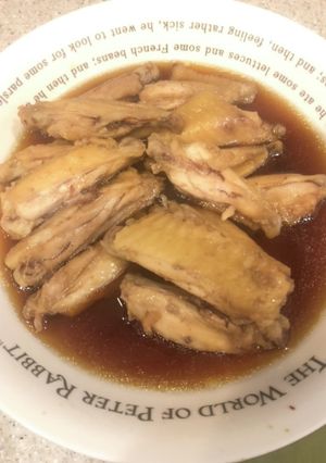 ポリ袋でつくる簡単手羽先煮-レシピのメイン写真