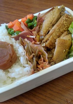 デコらない手羽中弁当210202-レシピのメイン写真