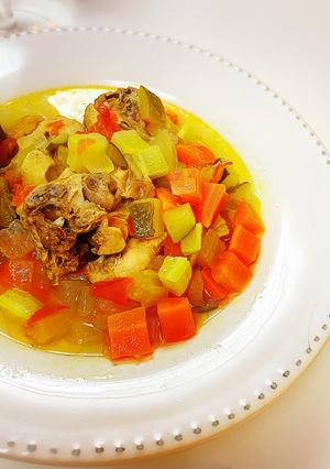 ケトジェニック食べるミネストローネ-レシピのメイン写真