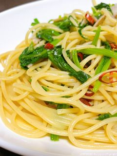 ほうれん草とベーコンの和風パスタ-レシピのメイン写真