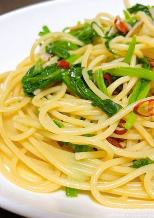 ほうれん草とベーコンの和風パスタ-レシピのメイン写真