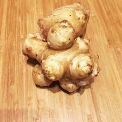รูปของ 甘くて美味しい菊芋フライ！