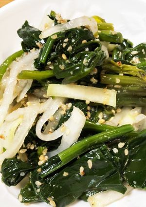 大根とほうれん草の中華風胡麻和え-レシピのメイン写真