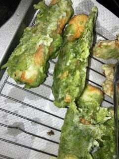 あおさ海苔で作る竹輪のチーズ入り磯辺揚げ-レシピのメイン写真