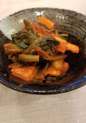 にんじんとほうれん草のカレケチャ炒め-レシピのメイン写真