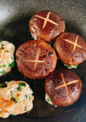 しいたけの肉詰め☾-レシピのメイン写真